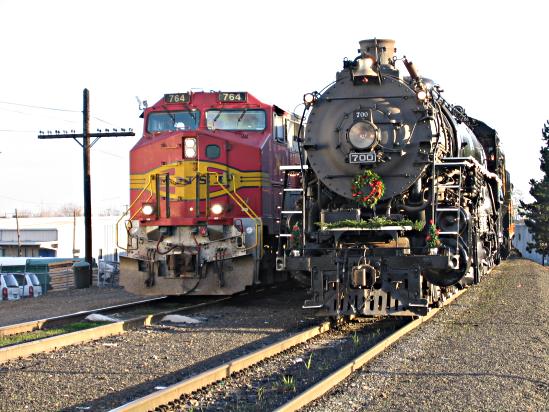 700 and diesel side-by-side