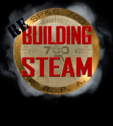 Rebuilding Steam logo of the SP&S 700 1472-day boiler rebuild and inspection project.